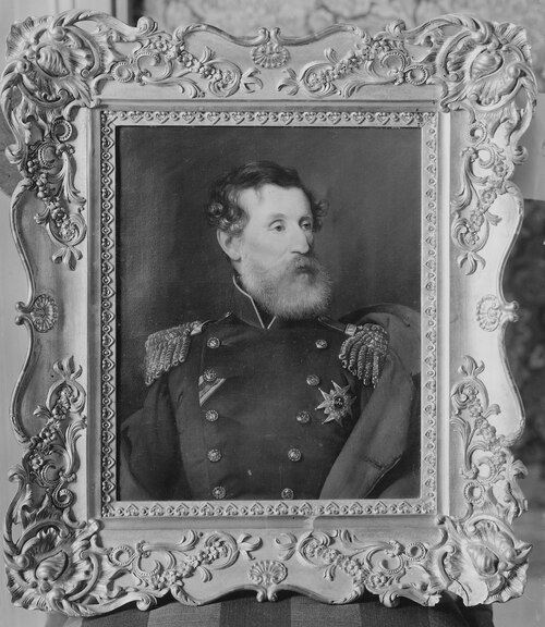 Karl Gustav Löwenhielm (1790-1858), count, lieutenant general, governor, married to 1. countess Gust, 1849, Lars Hansen