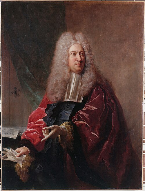 Portrait de Jean Hébert, échevin de la ville de Paris, 1726, François de Troy