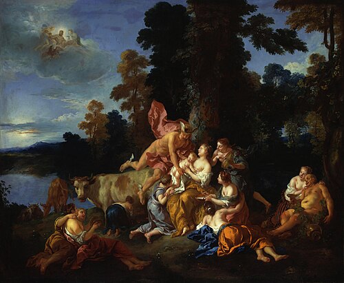 The Rearing of Bacchus, 1717, François de Troy