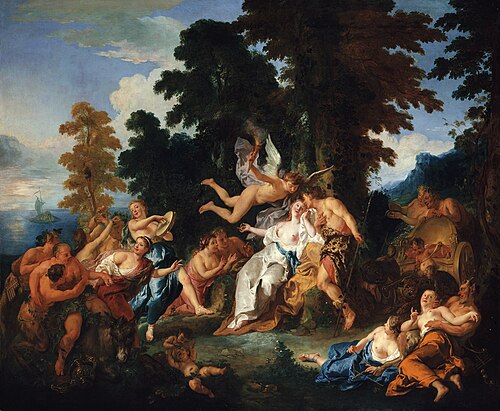 Bacchus and Ariadne, 1717, François de Troy