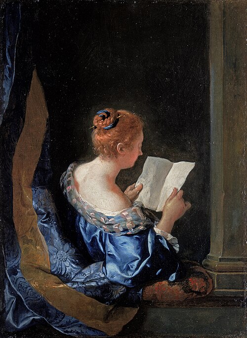 Woman Reading a letter, 1723, François de Troy