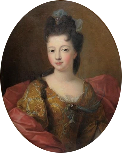 Halbporträt der Louise Françoise de Bourbon, 1685, , François de Troy