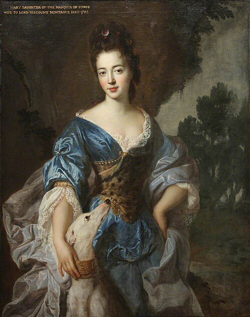 Lady Mary Herbert, Viscountess Montagu, previously the Hon. Lady Richard Molyneux and later Lady Max, 1688, François de Troy