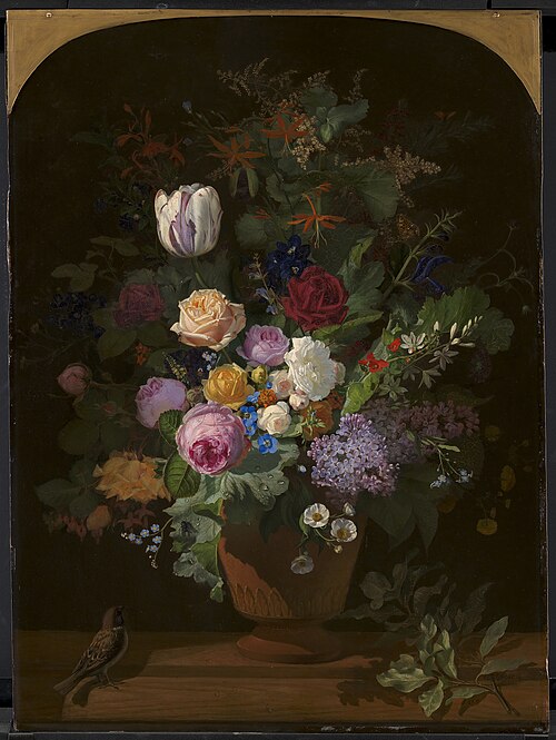 Flowers in a Vase, 1869, O.D. Ottesen