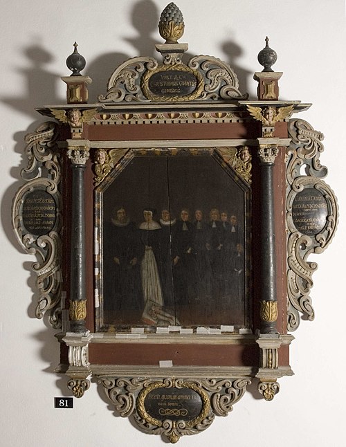 Epitaph/painting, 1683, Peder Andersen