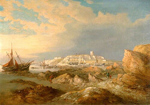 Plymouth, Mount Batten and the Hoe, 1866, Richard Brydges Beechey