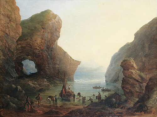 Unloading the catch, 1867, Richard Brydges Beechey