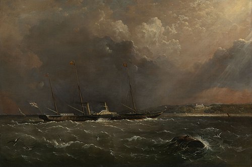HMY Victoria and Albert II, 1887, Richard Brydges Beechey