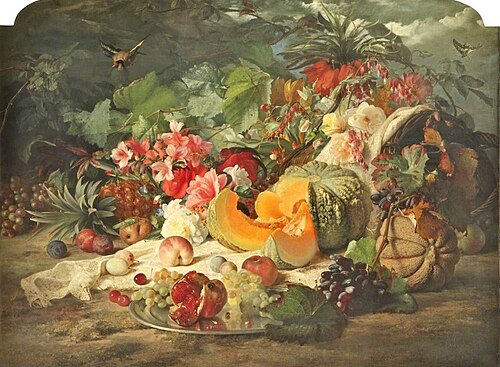 Fruit and Flowers, 1851, Theude Grönland