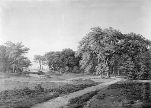 Landscape. Composition, 1842, Ulrich von Baudissin