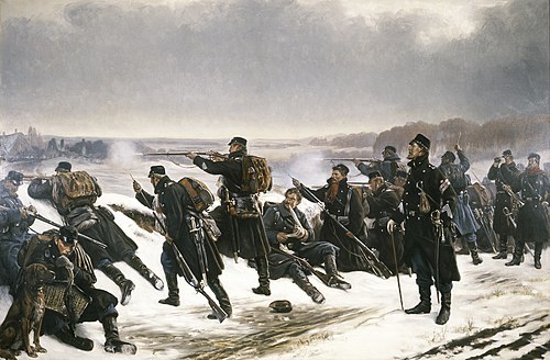 On Outpost Duty, 1896, Vilhelm Jakob Rosenstand