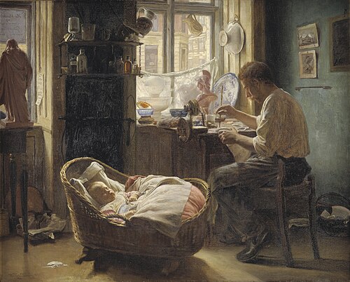 At the China Repairer's, 1891, Wenzel Tornøe
