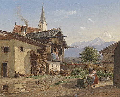 Bauernhof, 1863, Wilhelm Ferdinand Xylander