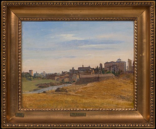 View from the Outskirts of Rome, 1844, Thorald Læssøe