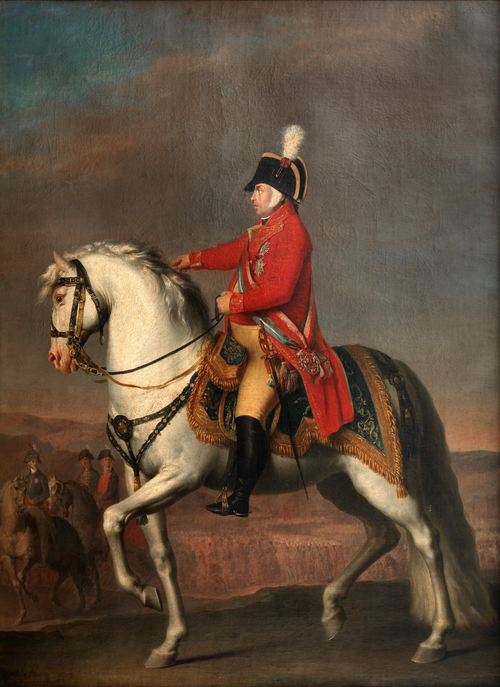 Dom João, Prince Regent, reviewing the troops in Azambuja, 1803, Domingos Sequeira
