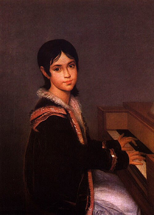 Portrait of Mariana Benedita Sequeira, 1822, Domingos Sequeira