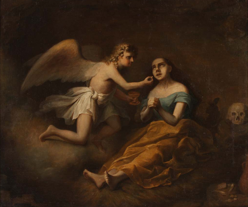 Last Communion of Saint Mary Magdalene, 1830, Domingos Sequeira