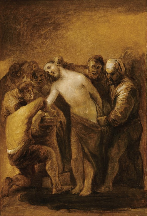 Jesus is stripped of His garments, 1830, Domingos Sequeira