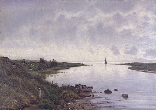 Åens udløb, 1899, Georg Vilhelm Arnold Groth