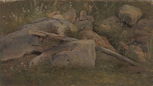Study of a Stone Heap, 1843, Wilhelm Peter Carl Petersen
