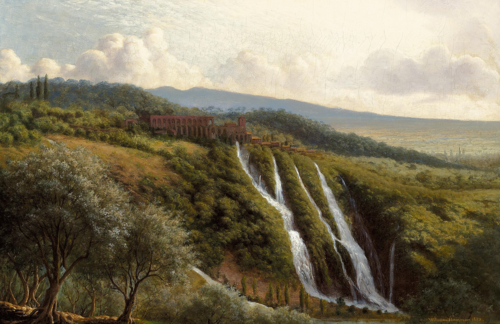 Landscape at Tivoli, Italy., 1872, William Hammer