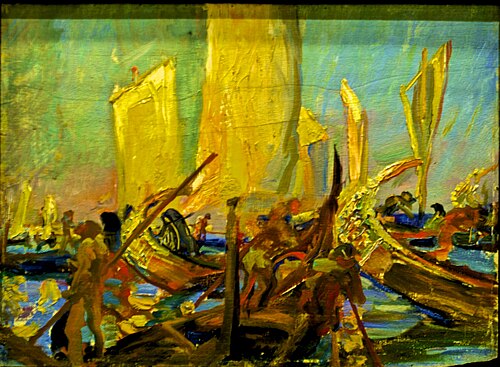 Moliceiros ao sol, 2000, Sousa Lopes