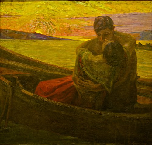 Entendei que segundo amor tiverdes/ Tereis o entendimento, 1910, Sousa Lopes