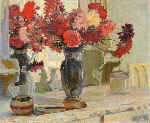Natureza morta, vaso com flores, 2000, Sousa Lopes