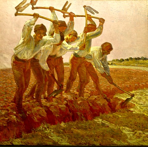 Os cavadores, 1924, Sousa Lopes