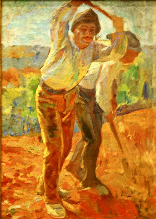 Os cavadores (estudo), 1911, Sousa Lopes