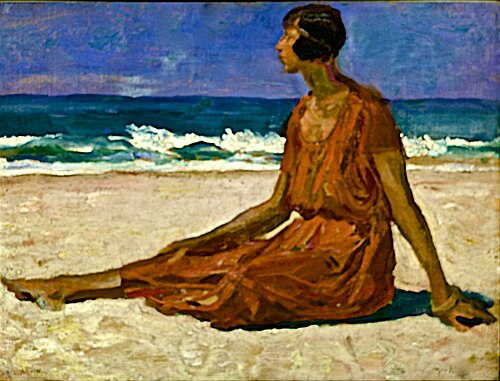 Senhora da praia, 2000, Sousa Lopes