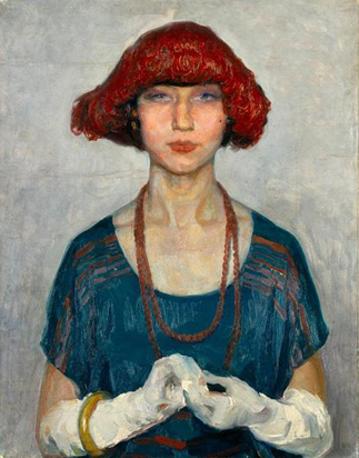A Blusa Azul, 1920, Sousa Lopes