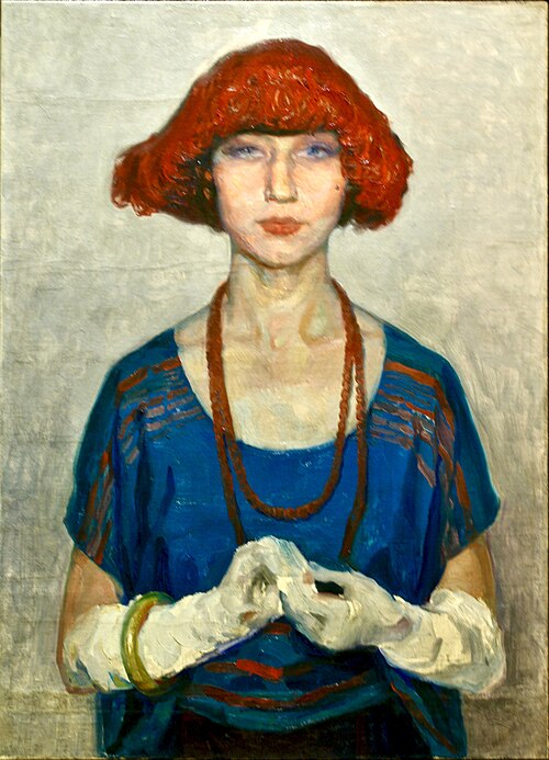 Blue Blouse, 1922, Sousa Lopes
