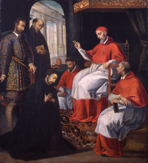 O Papa Paulo III recebe São Francisco Xavier, 1619, André Reinoso