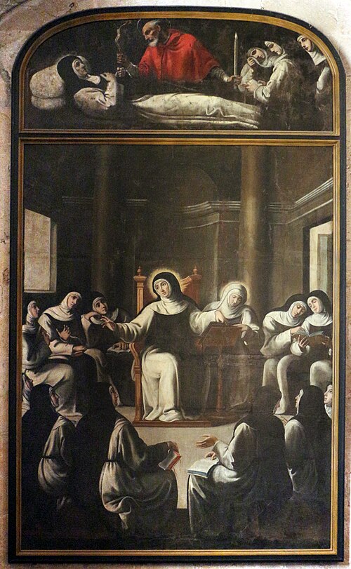 Santa Paula teaches her nuns, 1650, André Reinoso