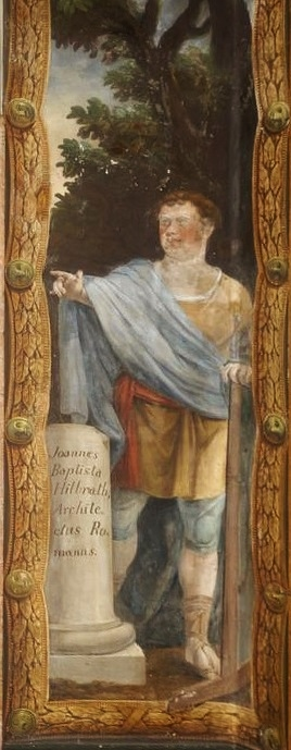 Retrato do arquitecto João Baptista Hilbrath, vestido à Romana, 1822, António Manuel da Fonseca