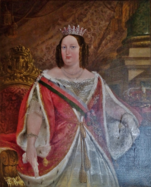 Retrato da Rainha D. Maria II de Portugal, 1843, António Manuel da Fonseca