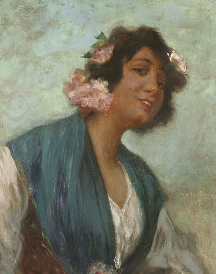 Portrait of a Woman, , Zsigmond Vajda