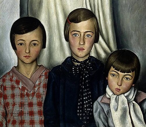 Les Trois Enfants, 1920, François Barraud