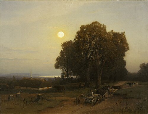 Pühajärve maastik, 1905, Oskar Hoffmann