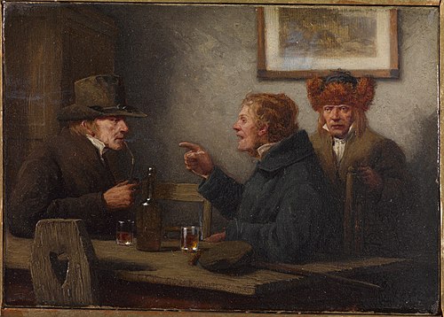 Talupojad kõrtsis, , Oskar Hoffmann
