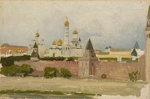 Moskva Kreml. Etüüd, 1880, Oskar Hoffmann