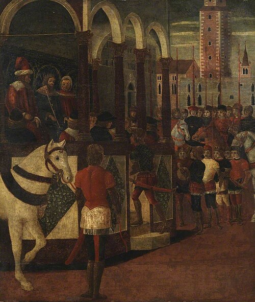 King Giving an Audience, 1500, Domenico Morone