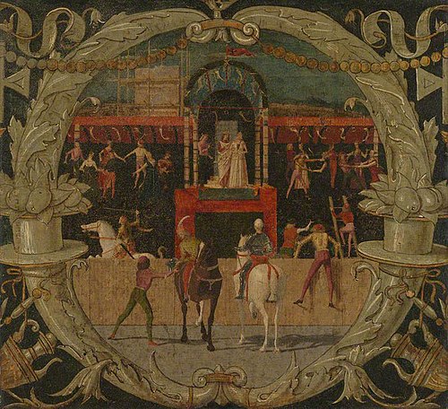 The Rape of the Sabines (after the signal), 1490, Domenico Morone