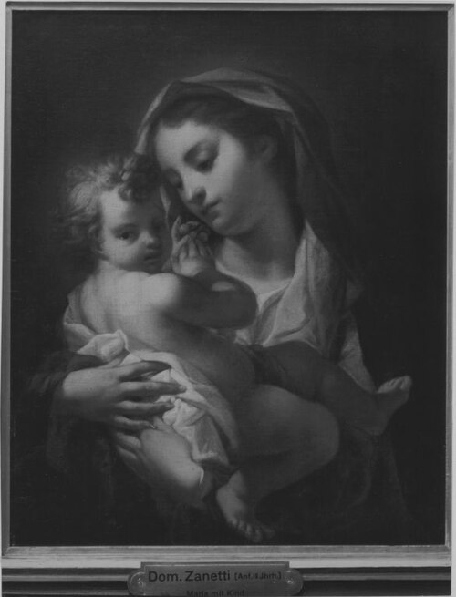 Vierge à l'enfant, , Domenico Zanetti