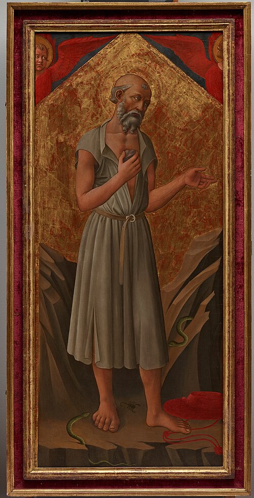 St. Jerome, Penitent, 1460, Domenico di Michelino