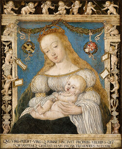 Vierge à l'Enfant (dit Botzheim-Madonna), 1514, Ambrosius Holbein