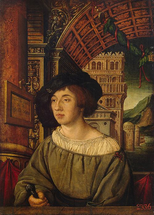 Portrait de jeune homme, 1518, Ambrosius Holbein