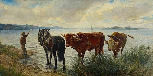 Ruhepause, 1872, Rudolf Koller