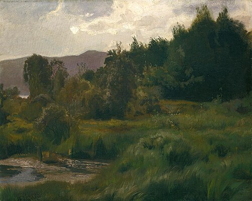 Am Zürichhorn (Studie), 1862, Rudolf Koller